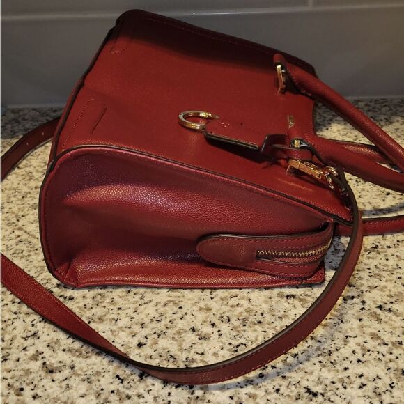 Nine West Shayden Satchel Claret - Picture 8 of 12